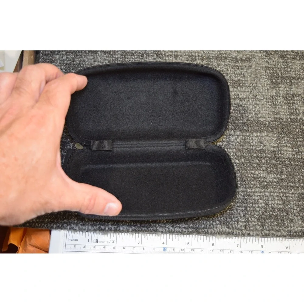 REVO Zippered Nylon Hard Clam Shell CASE ONLY for Glasses Sunglasses